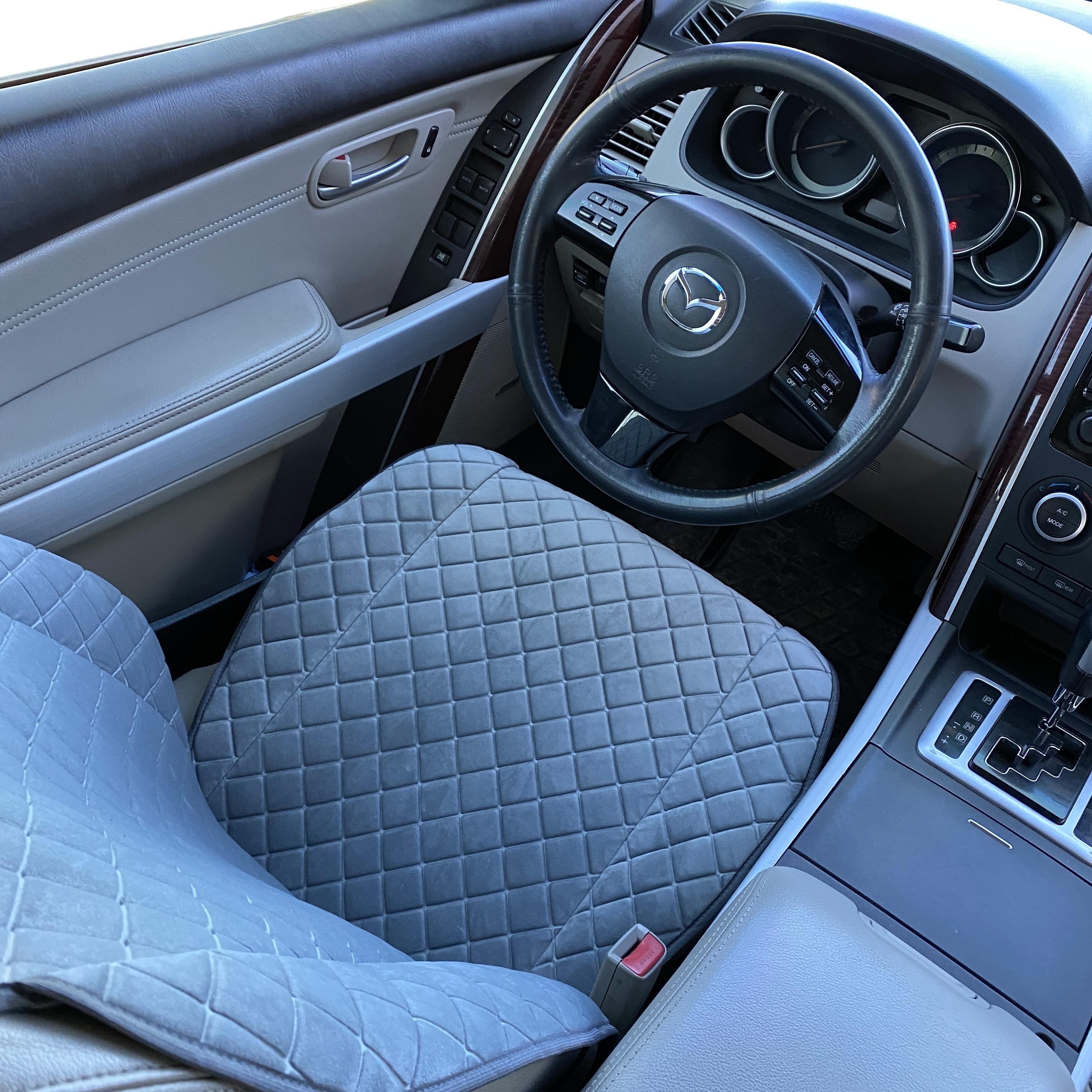 Накидки на сиденье Asos из алькантары 4 шт.+ подголовники Серый (6670yj) - фото 3 Накидки на сиденье Asos из алькантары 4 шт.+ подголовники Серый (6670yj) - фото 3