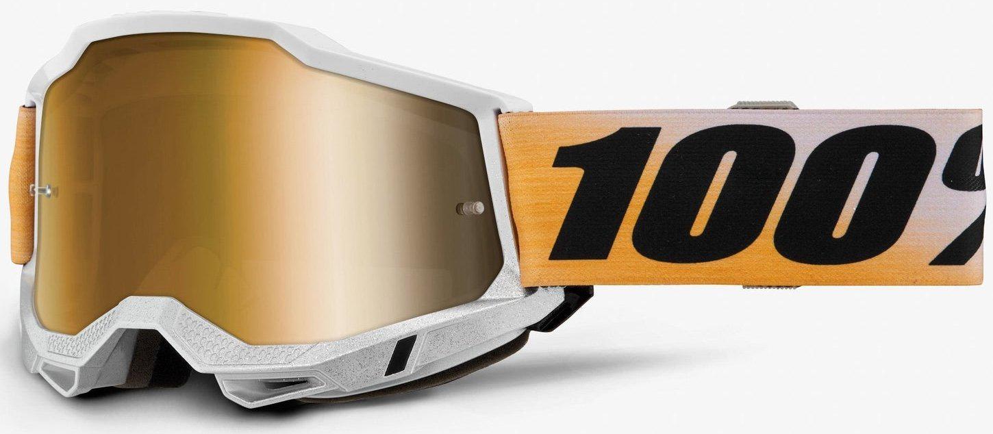Мотоокуляри 100% ACCURI 2 Goggle Shiv/Mirror Gold Lens (34605)