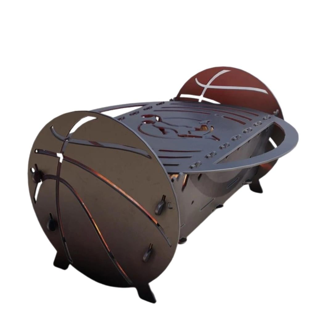 Мангал-гриль Carino Баскетбол разборный 530х300х300 мм металл 3 мм (34183495)