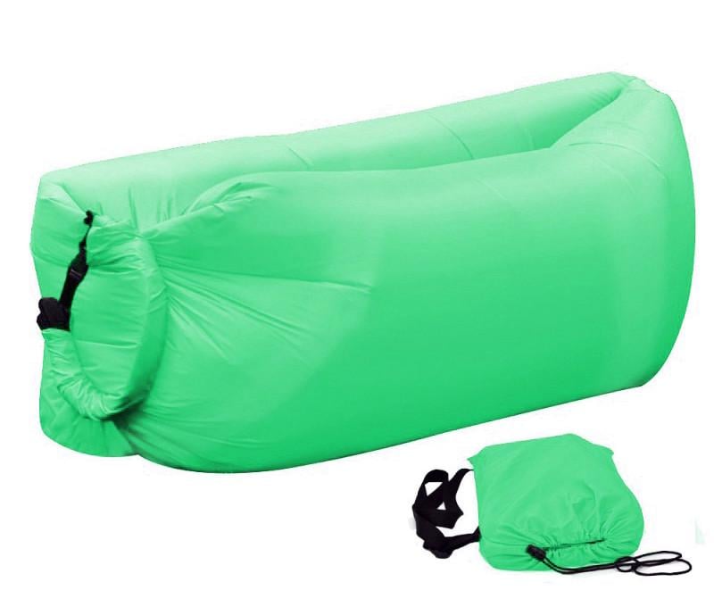 Надувной матрас-ламзак 210х90 см Мятный