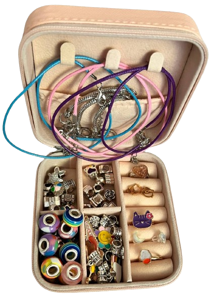 Набір для створення прикрас в скриньці з основами для браслетів (396)