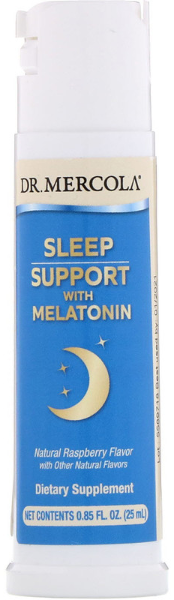 Мелатонін для сну Dr. Mercola Melatonin Sleep Support 25 мл Raspberry Flavor (MCL-01197)