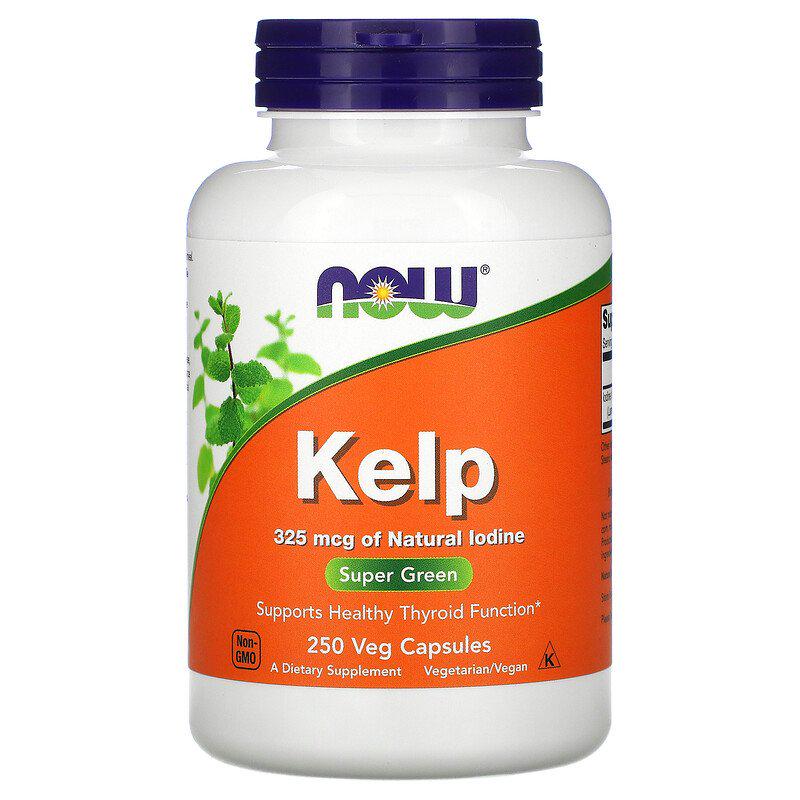 Ламінарія NOW Foods Kelp 325 mcg 250 Veg Caps