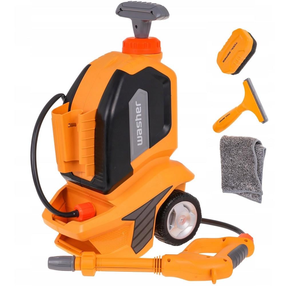 Детский игровой набор Power Tools Мини Автомойка механическая распыляет воду (30465183)