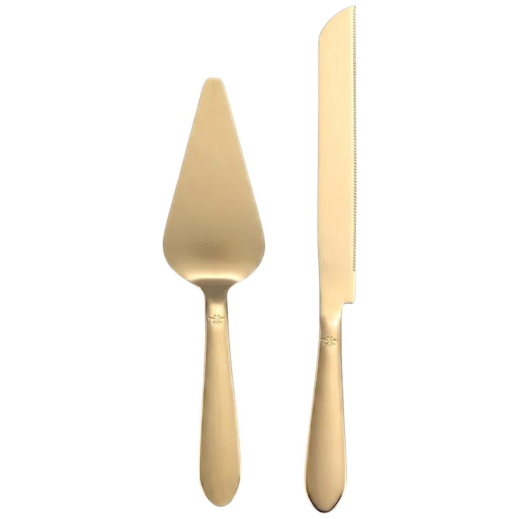 Набір для нарізання весільного торта Eisinly Cake Cutting Set Gold (35687946)