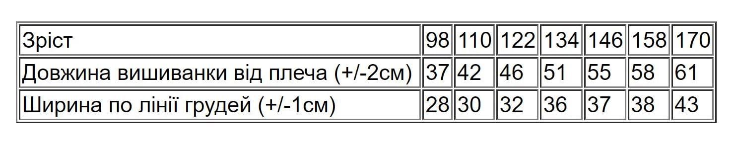 Вишиванка для хлопчика Носи Своє з коротким рукавом 152 см Білий (6127-038-22-1) - фото 2