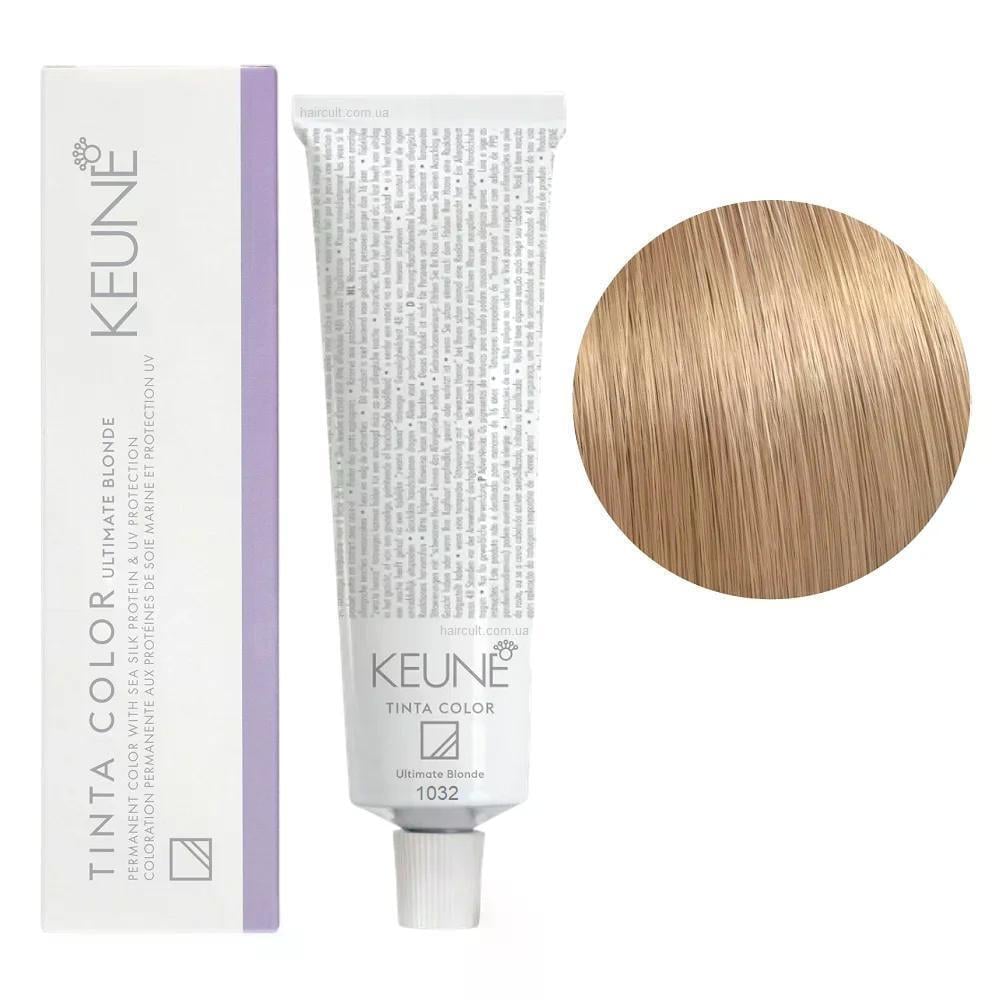 Краска для волос стойкая Keune Tinta Color Ultimate 1032 Beige Blonde 60 мл