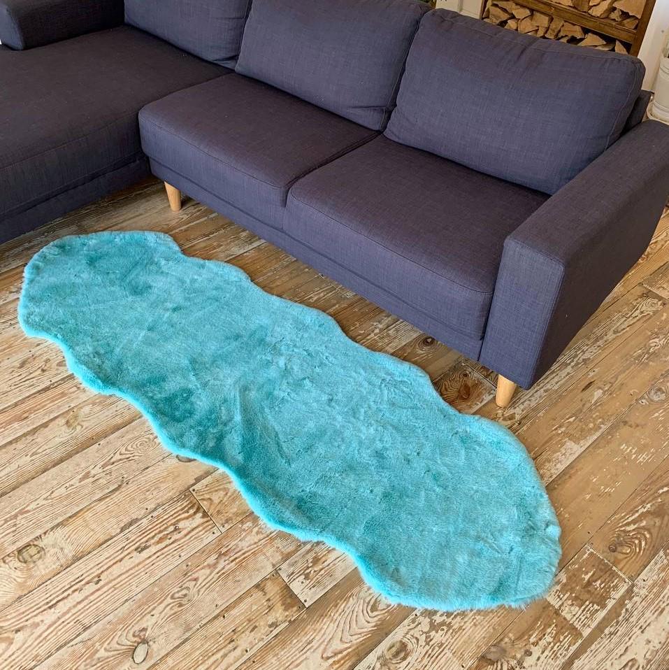 Коврик из искусственного меха кролика (21432)