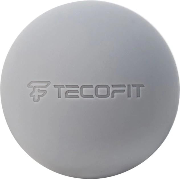 Мяч массажный TECOFIT силиконовый 6,5 см Серый (TOP17112358)