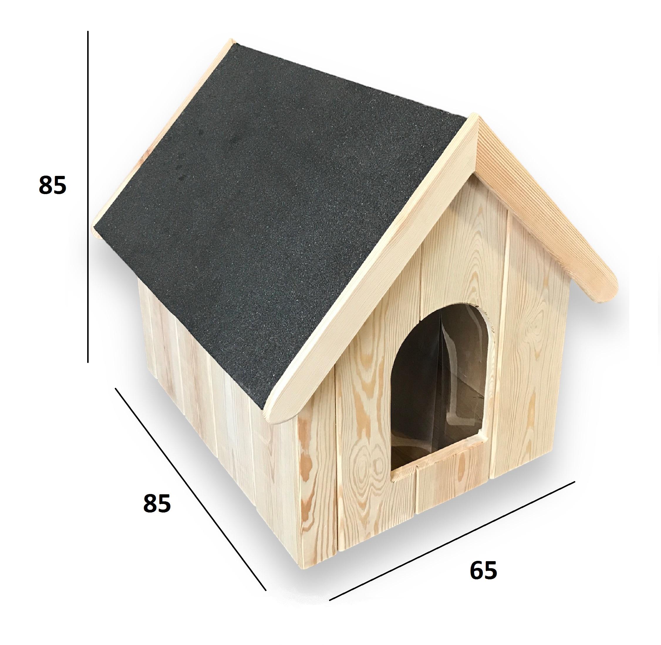 Будка для собаки Бонита комфорт утепленная 65х85х85 см (25214966) - фото 2 Будка для собаки Бонита комфорт утепленная 65х85х85 см (25214966) - фото 2