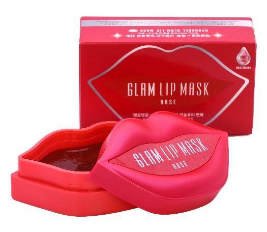 Гидрогелевые патчи для губ Beauugreen Hydrogel Glam Lip Mask Rose 20 шт. (8809389034277) - фото 3