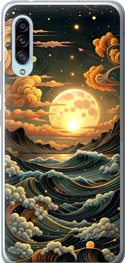 Чехол на Samsung Galaxy A90 5G Арт волны (6332u-1800-42517) Чехол на Samsung Galaxy A90 5G Арт волны (6332u-1800-42517)
