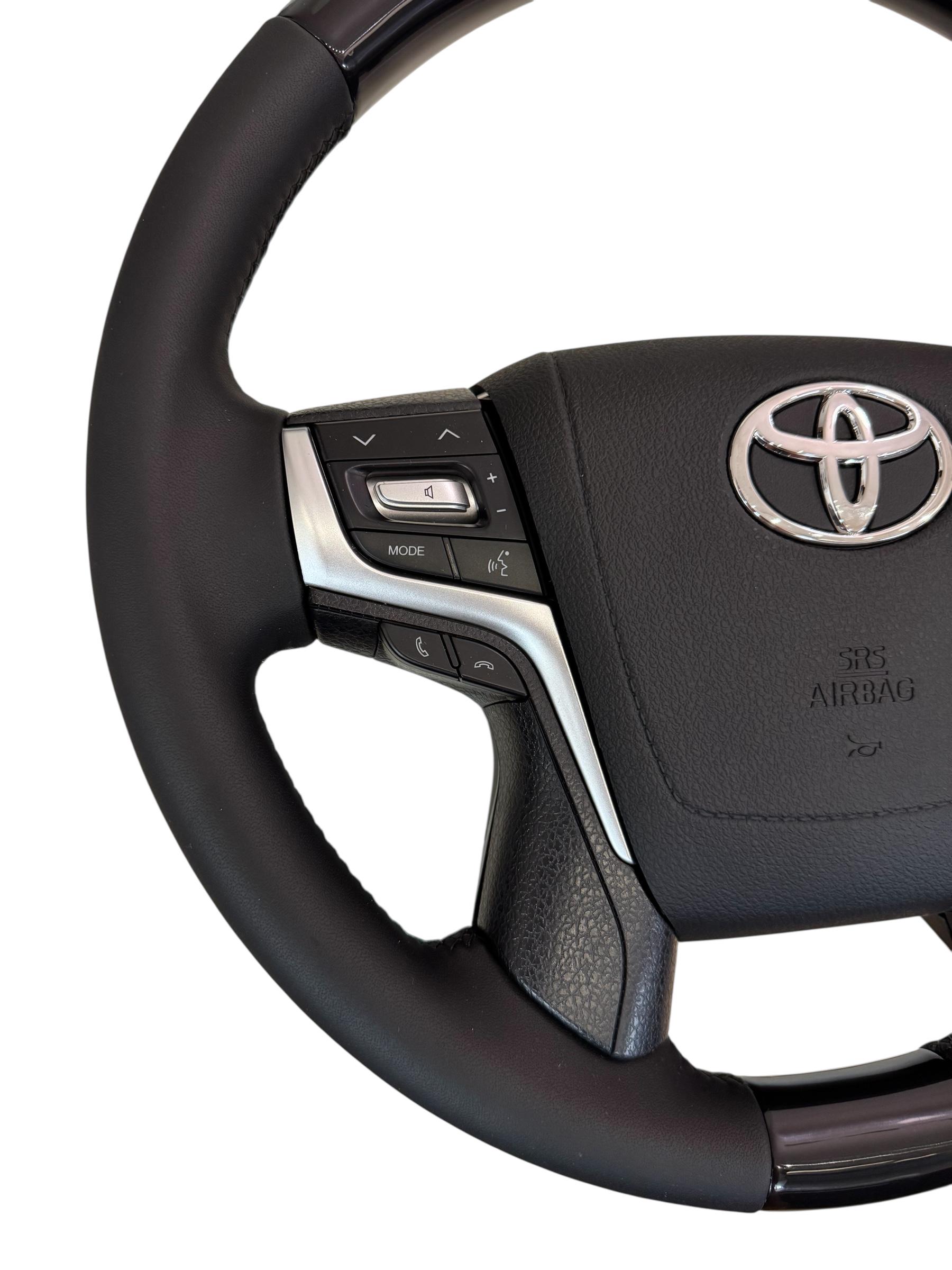 Руль для Toyota Land Cruiser 200 Prado 150 Классика рояльный лак (28753123) - фото 2 Руль для Toyota Land Cruiser 200 Prado 150 Классика рояльный лак (28753123) - фото 2