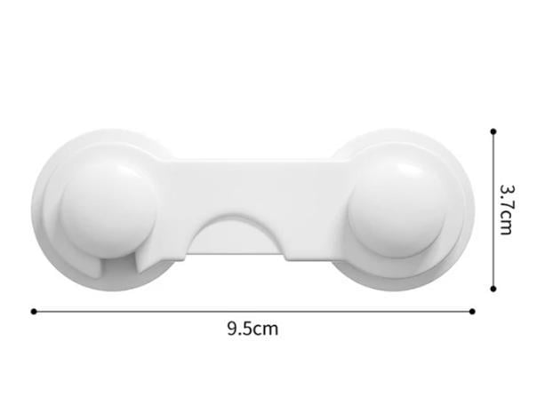 Замок-крючок на мебель для шкафов и ящиков 5 шт. Белый (85328751) - фото 5 Замок-крючок на мебель для шкафов и ящиков 5 шт. Белый (85328751) - фото 5