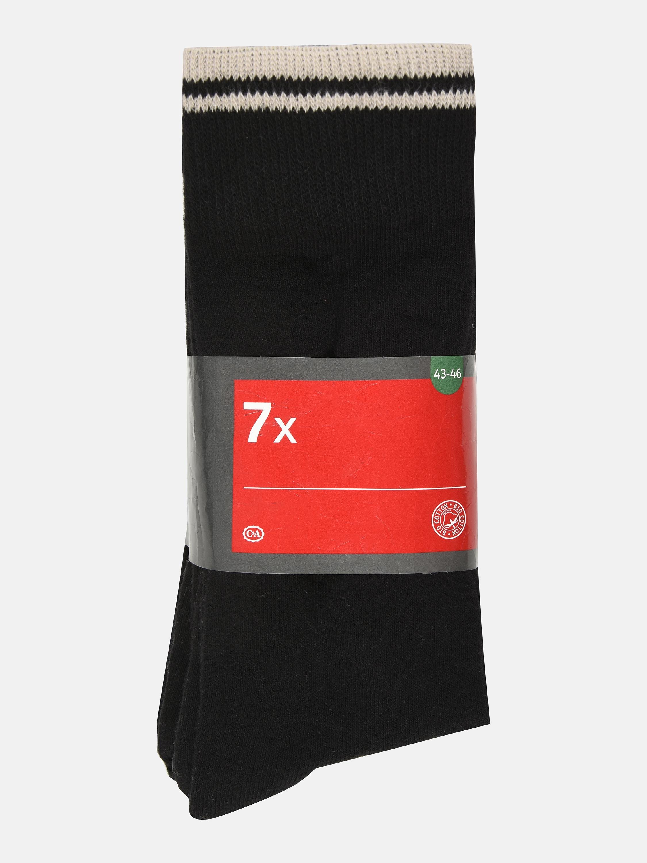 Шкарпетки C&A 7 пар р. 39-42 Чорний (2246565787768)