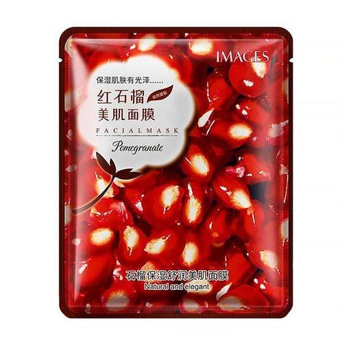 Маска для лица тканевая с экстрактом мякоти граната Images Pomegranate Moisturizes the Facial Mask 40 г (2225)