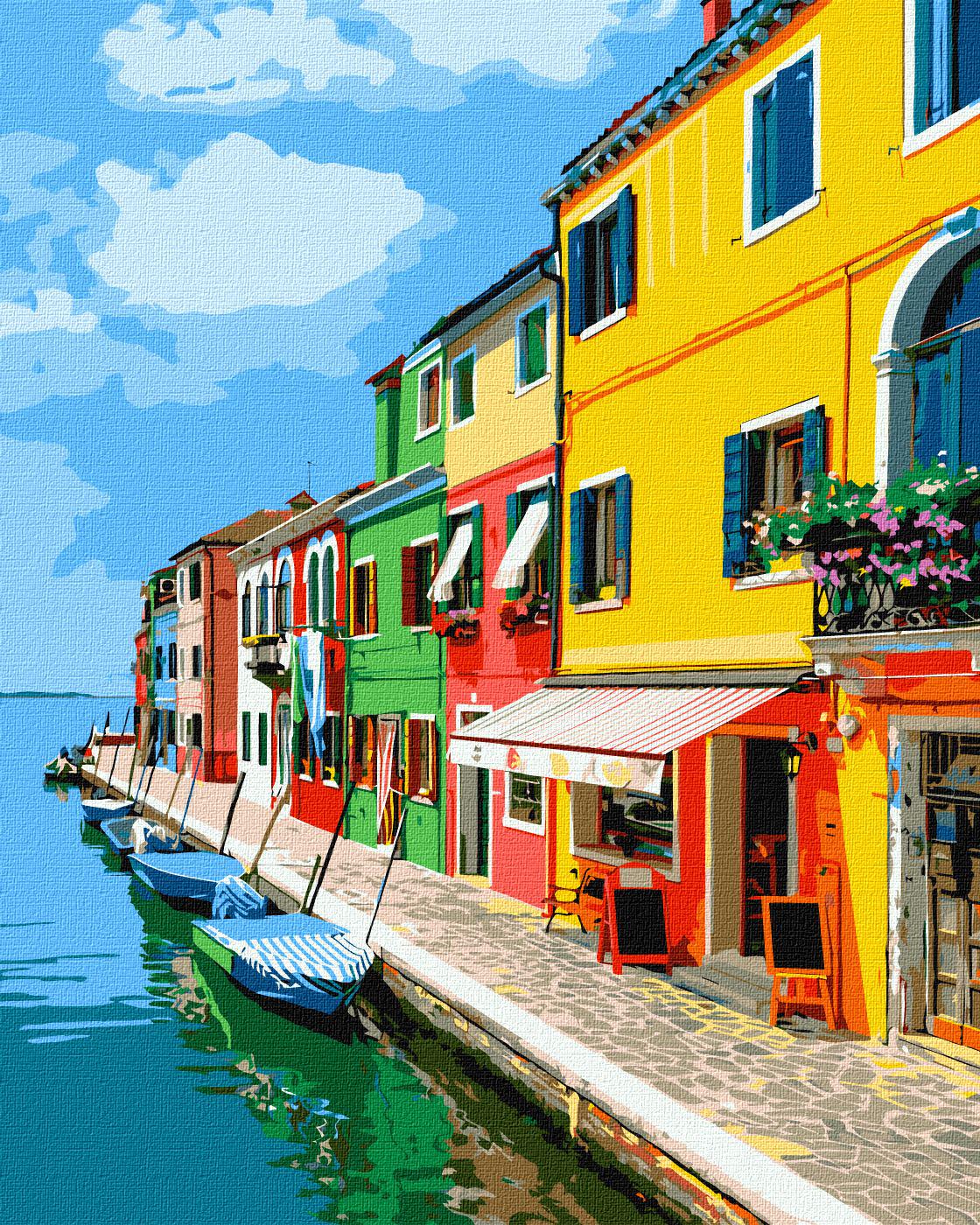 Картина по номерам Идейка Улочками Италии 40x50 см (Id-KHO2714)