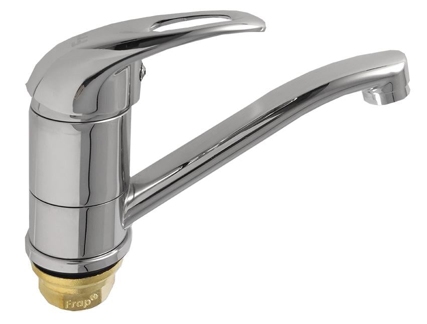Смеситель для кухни Frap F4503-2 гусак 15 см Хром (34568)