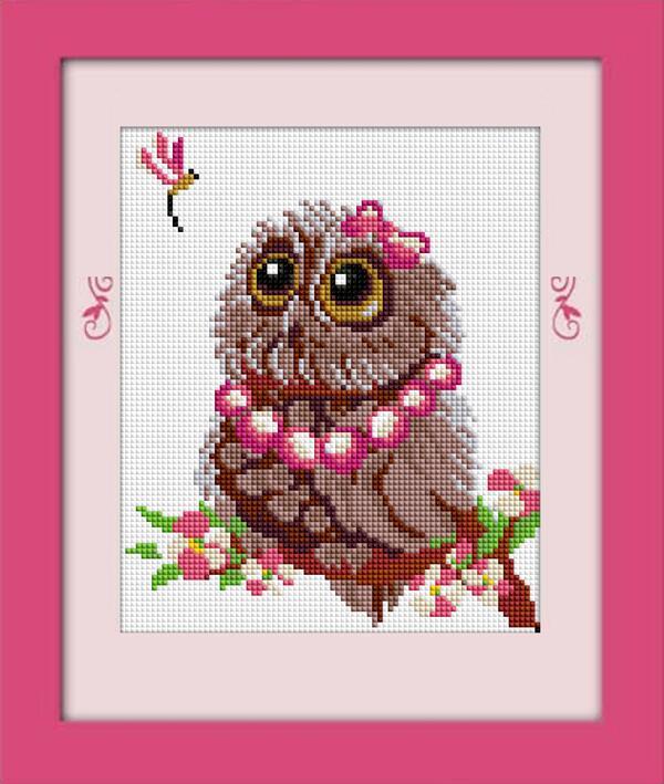 Алмазна мозаїка Dream Art Совеня Весна 22x25 см 30033 в коробці (1226134773)