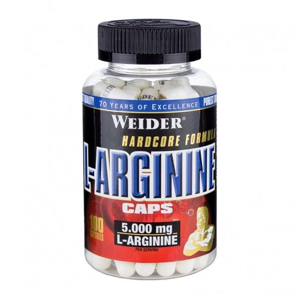 Амінокислота Weider L-Arginine 100 капс. (1118) Амінокислота Weider L-Arginine 100 капс. (1118)