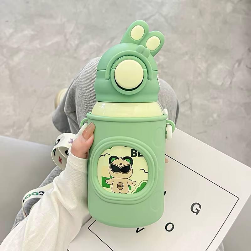 Термос детский Зайчик 500 мл Зеленый (e573c3b2) - фото 4 Термос детский Зайчик 500 мл Зеленый (e573c3b2) - фото 4