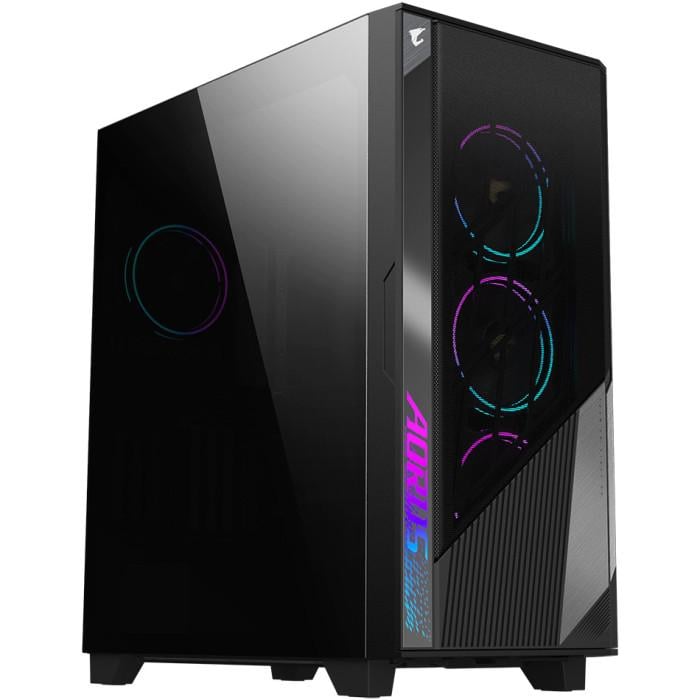Корпус для ПК Gigabyte Aorus C500 Glass Midi-Tower no PSU E-ATX/ATX/MicroATX/Mini-ITX Black (GB-AC500G ST)