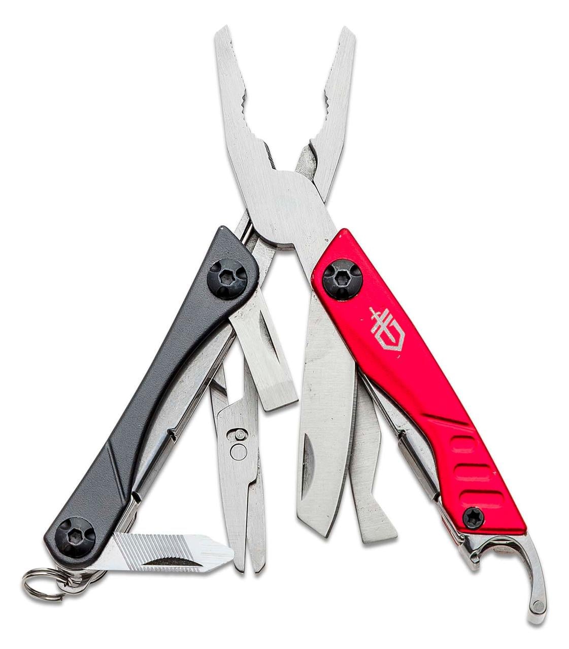 Мультитул Slip Joint Gerber Dime Multi-Tool с 12 функциями 70 мм из нержавеющей стали Red (31-001040)