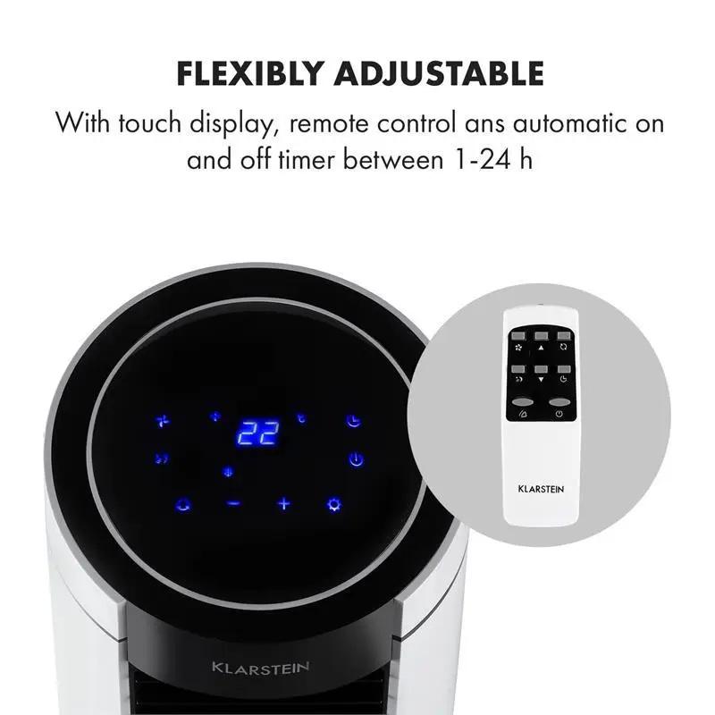 Кондиционер мобильный KLARSTEIN Metrobreeze Miami 9000BTU/2,6 кВт (10034678) - фото 2 Кондиционер мобильный KLARSTEIN Metrobreeze Miami 9000BTU/2,6 кВт (10034678) - фото 2