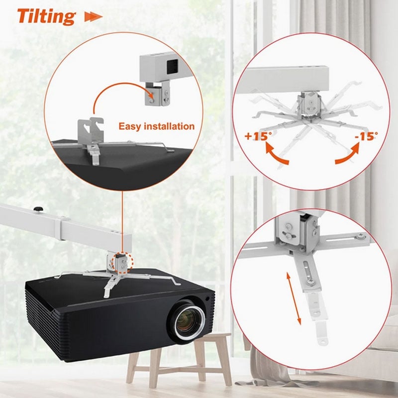 Кріплення для проєктора CHARMOUNT CT-PRB-8M кронштейн настінний 850-1350 мм (26832077) - фото 3 Кріплення для проєктора CHARMOUNT CT-PRB-8M кронштейн настінний 850-1350 мм (26832077) - фото 3