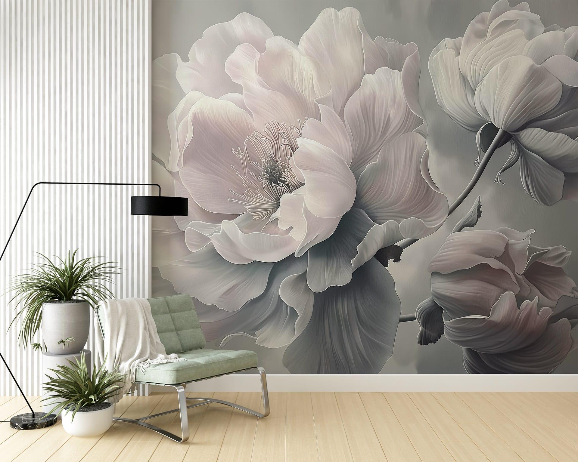 Фотошпалери флізелінові Styleo Print-walls Квіткова елегантність 0390 300х250 см (Pw-0390/2)