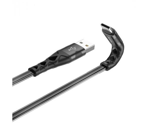 Кабель Data Hoco U105 USB - Type-C 1,2 м Black - фото 2