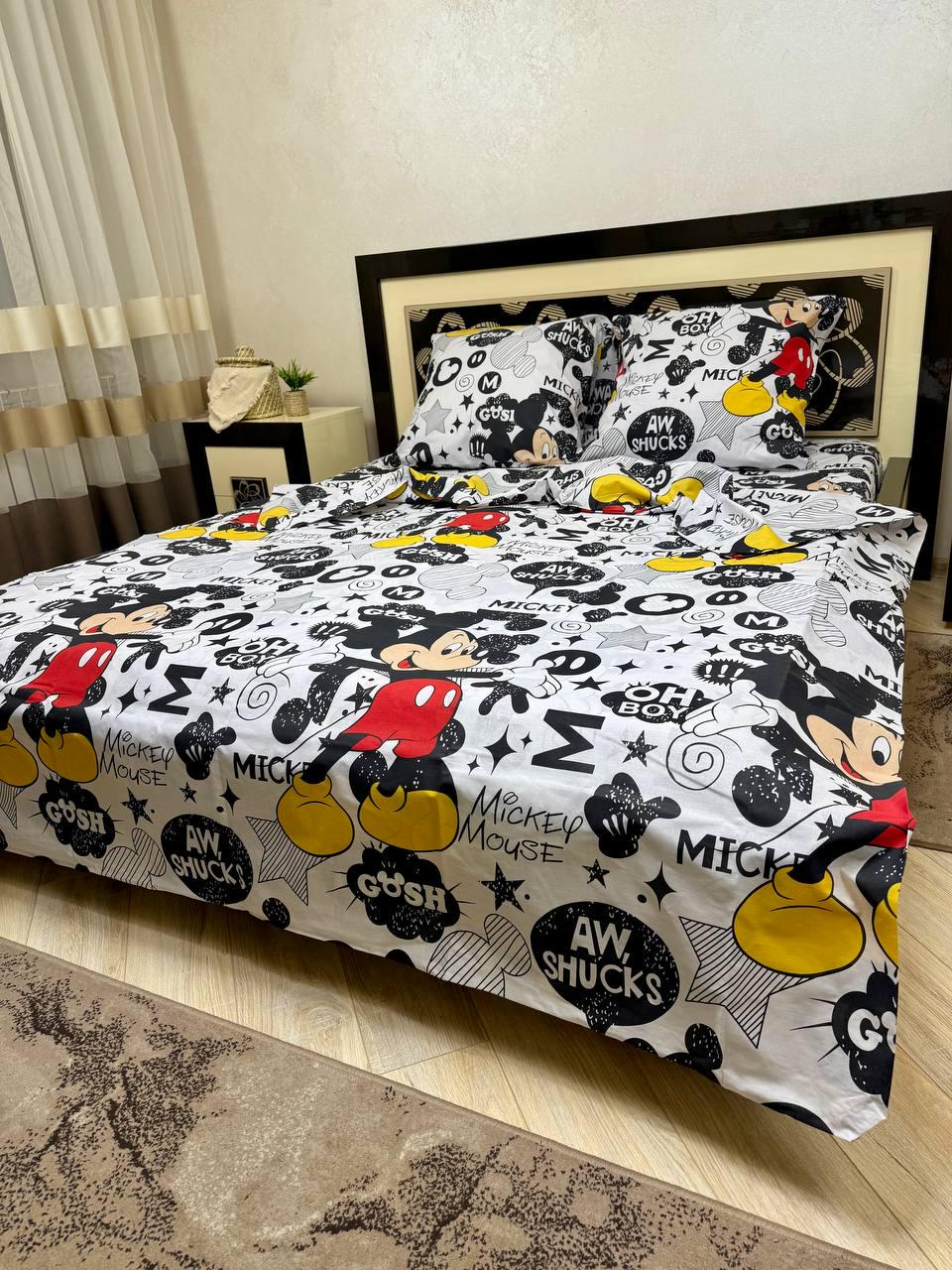 Комплект постельного белья бязь полуторный 50x70 см