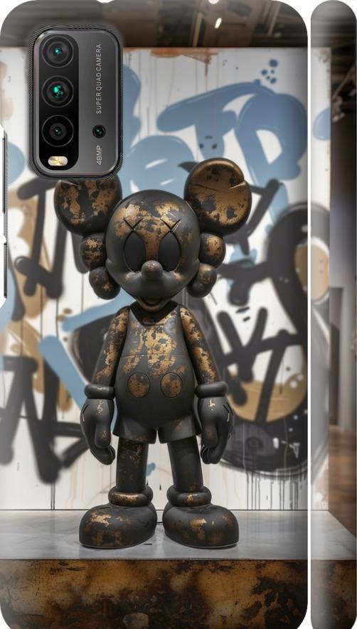 Чехол на Xiaomi Redmi 9T Bronze kaws v2 (6098m-2257-42517)