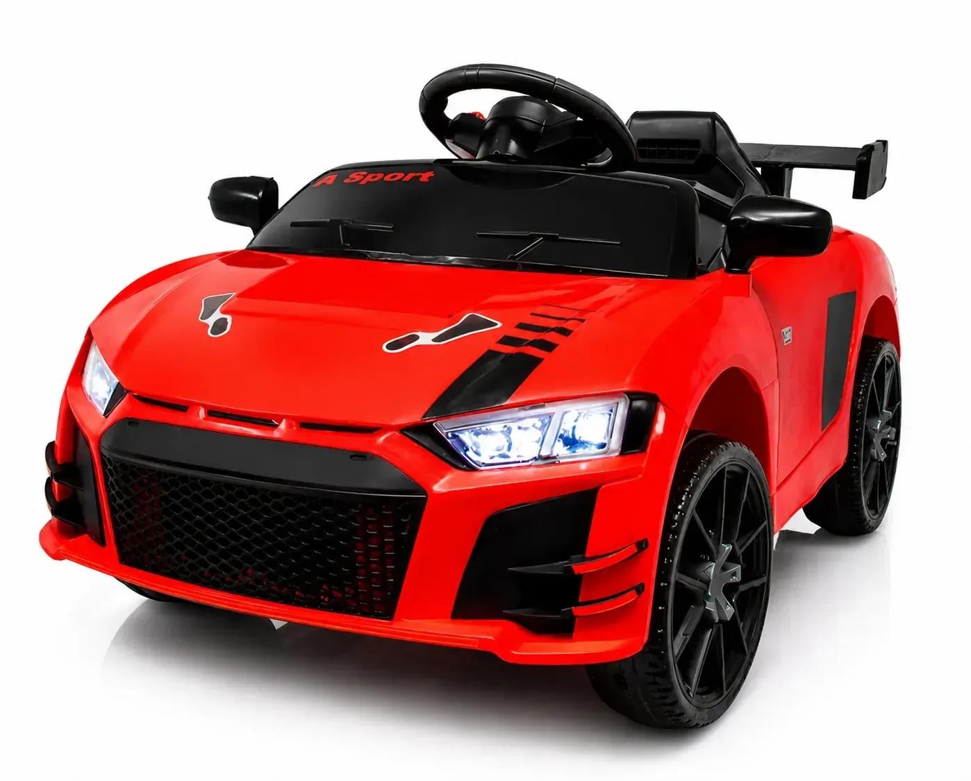 Детский электромобиль PRIMA CAR Cabrio 6V 5A спойлер/пульт/LED-фары/звук/открывающаяся дверь/педаль газа Красный (36293188) Детский электромобиль PRIMA CAR Cabrio 6V 5A спойлер/пульт/LED-фары/звук/открывающаяся дверь/педаль газа Красный (36293188)