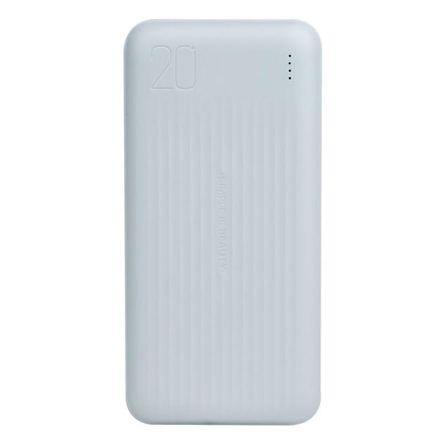 Универсальная мобильная батарея XO PB302 20000mAh White - фото 3