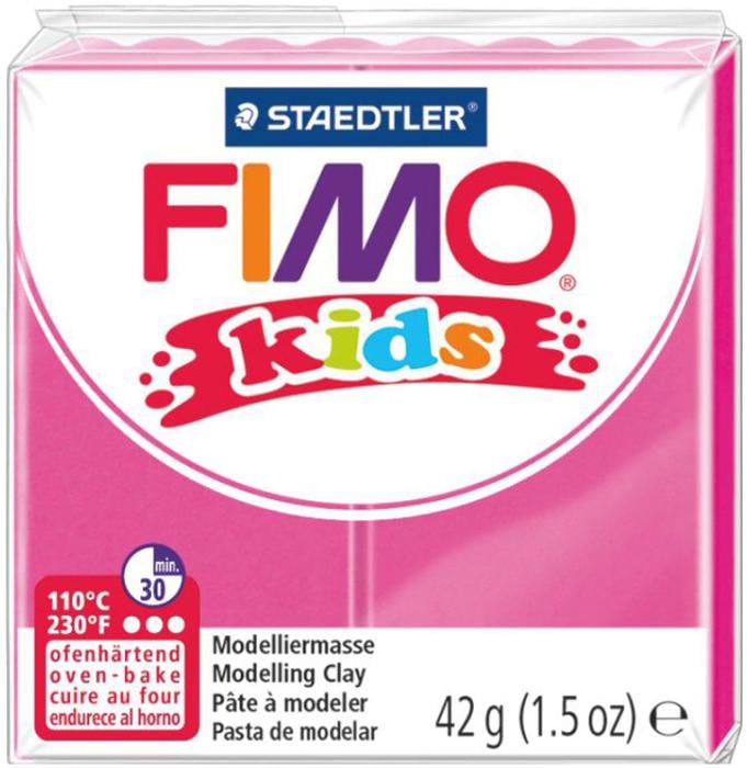 Глина полимерная Fimo Kids 42 г Фуксия (8030-220)