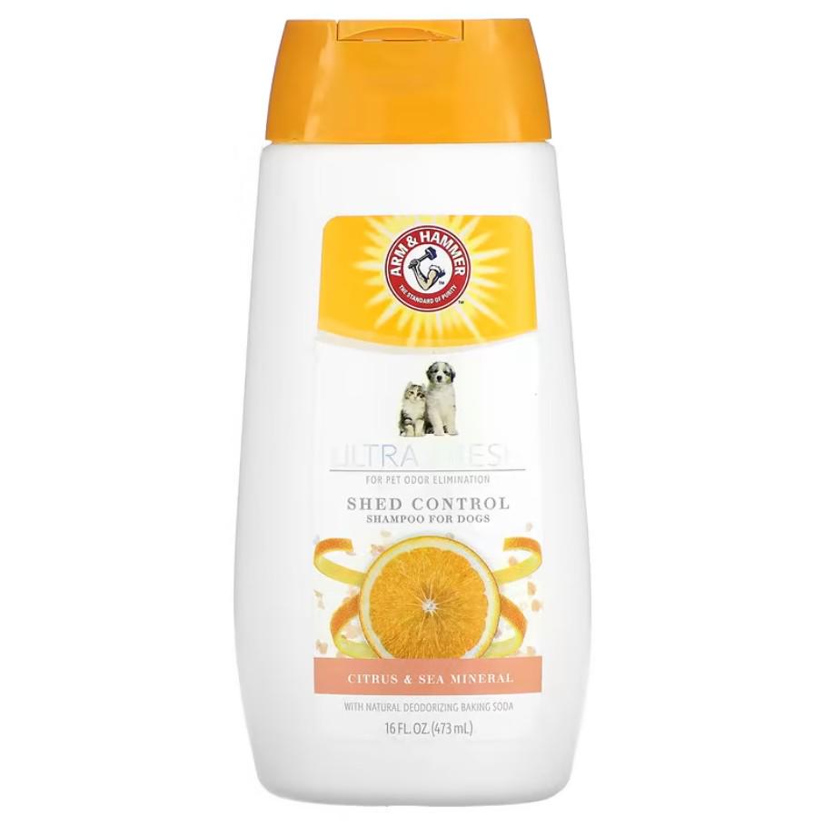Шампунь для животных Arm&Hammer Shed Control Shampoo For Dogs Citrus&Sea Mineral 473 мл