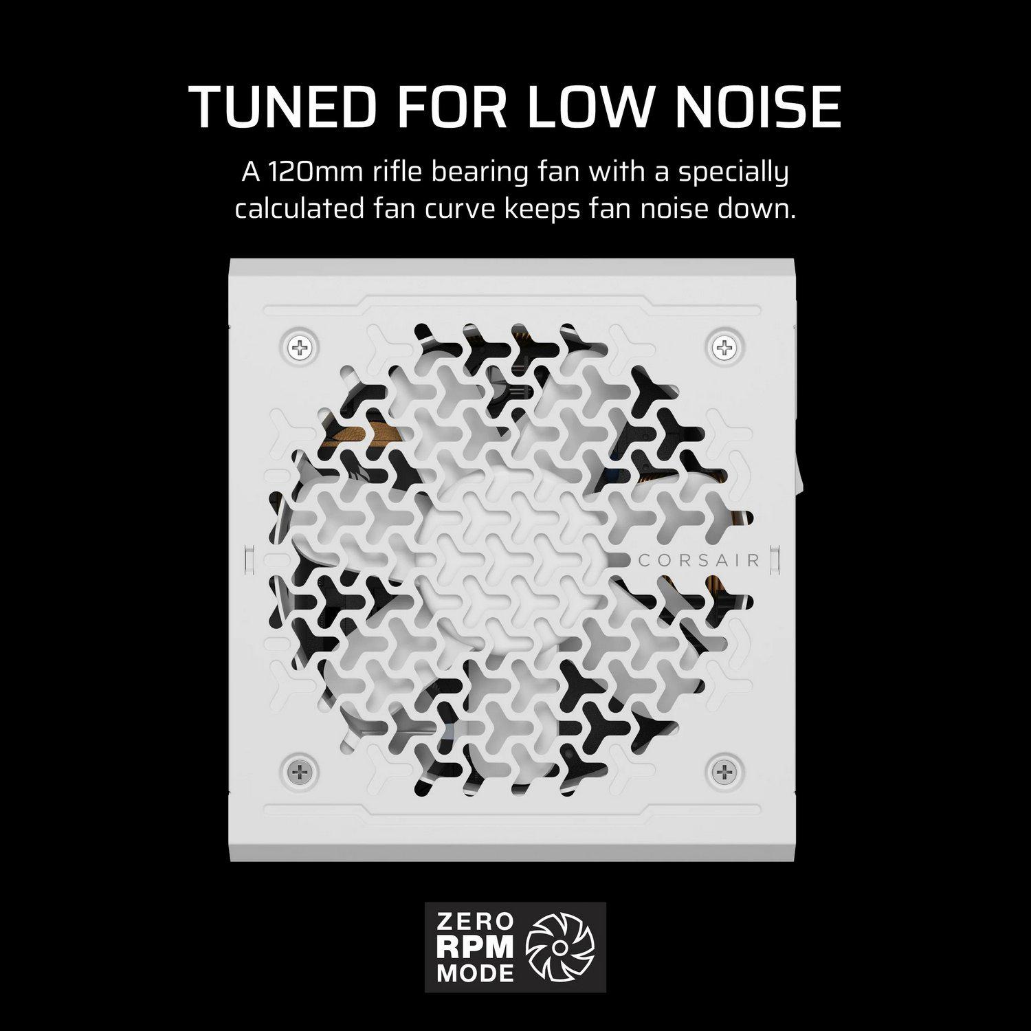 Блок живлення для ПК Corsair RM1000e 1000W White (CP-9020294-EU) - фото 6