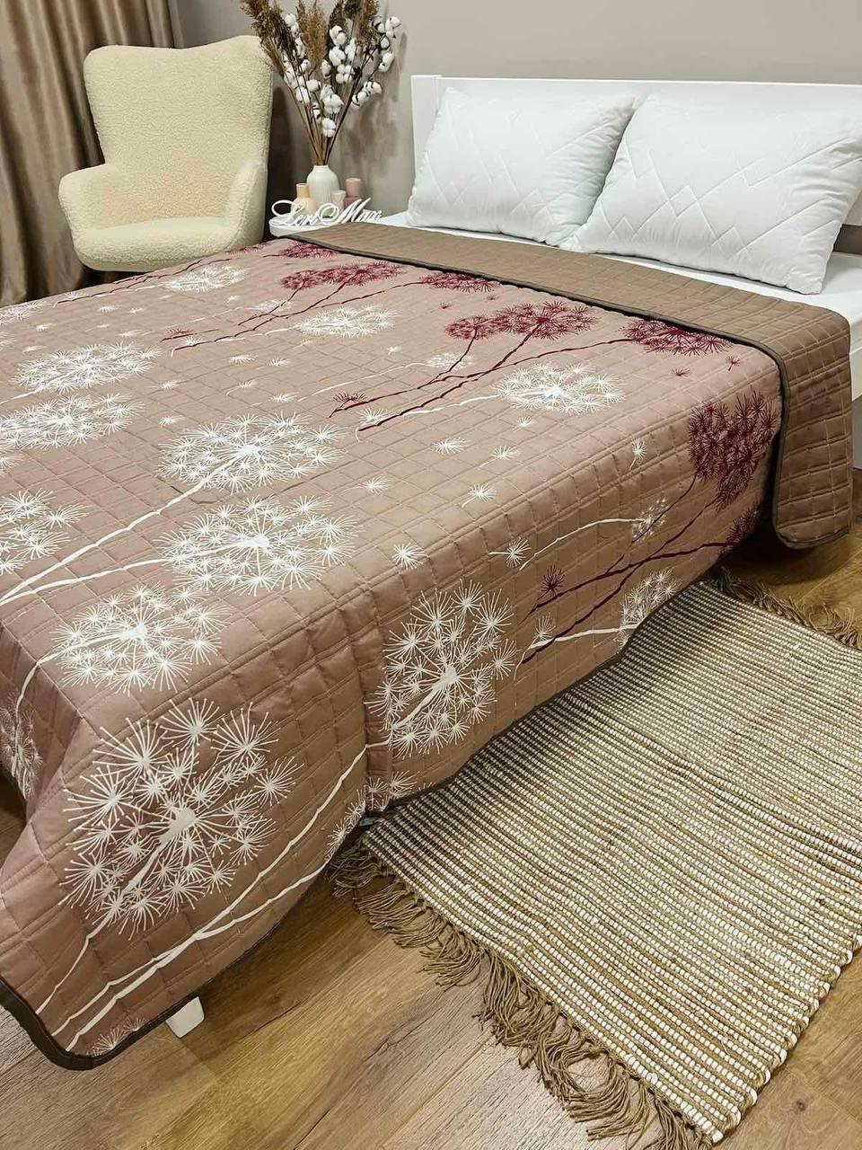 Покривало євро 200 х 220 см Коричневий (Д-al-st-pl-001) - фото 3