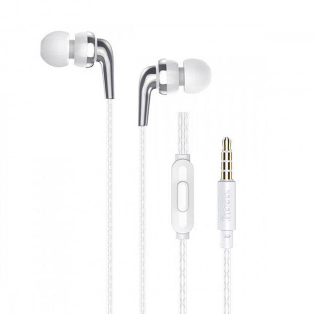 Наушники HOCO Inspiring with mic Hi-Fi M71 White - фото 1