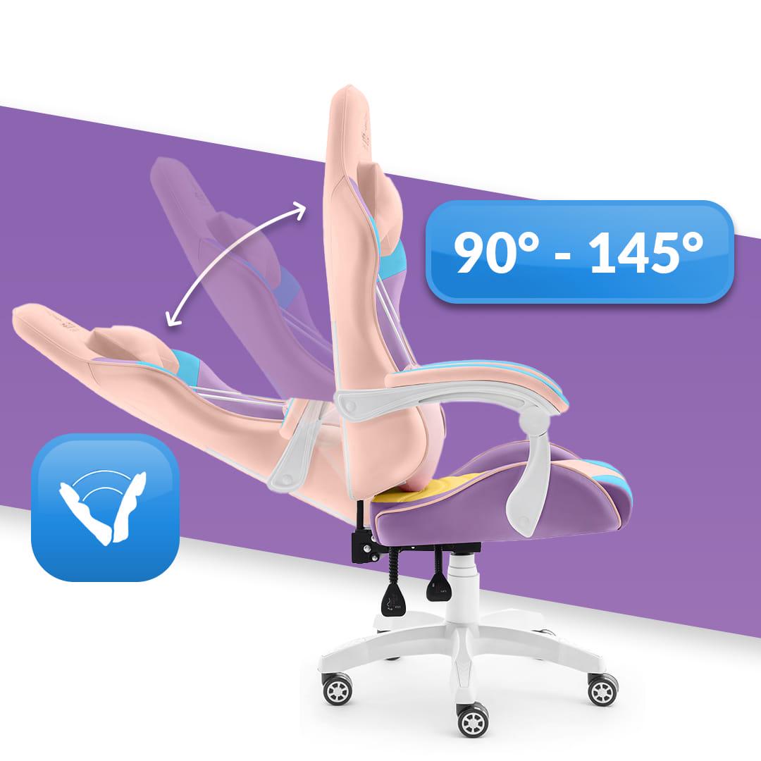 Крісло геймерське Hell's Chair Rainbow Plus-6113 (23707896) - фото 5 Крісло геймерське Hell's Chair Rainbow Plus-6113 (23707896) - фото 5