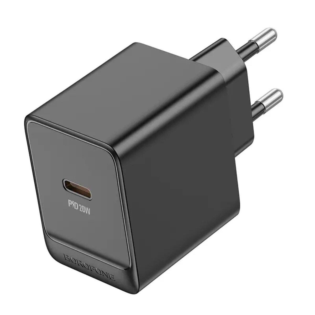 Зарядное устройство Borofone BAS13A Erudite 20W USB Type-C Черный (612286) Зарядное устройство Borofone BAS13A Erudite 20W USB Type-C Черный (612286)