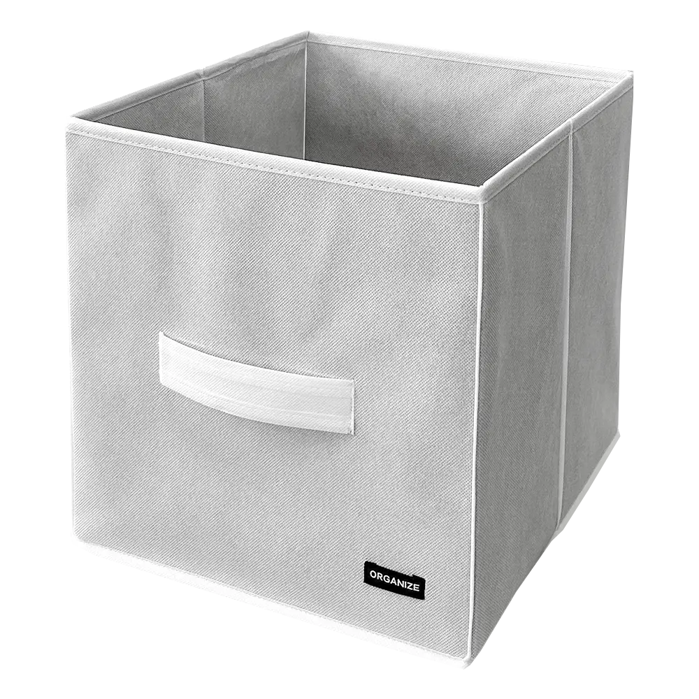 Кофр текстильний 30х30х30 см Білий (Hy-30-wh)