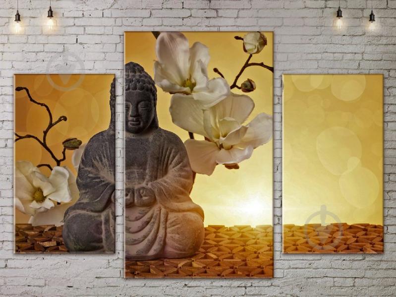 Модульная картина ArtStar цветы Будда Орхидея ADFL0097 размер 45 х 70 см