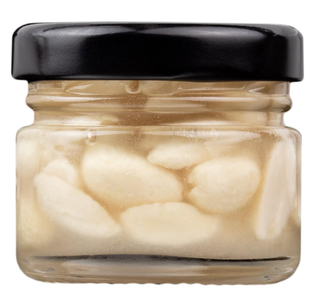 Мёд акациевый пчелиный с арахисом Золотой Нектар в стеклянной банке украинский 50 г