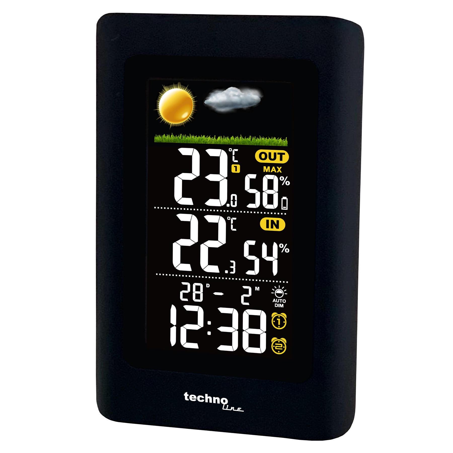 Метеостанция Technoline WS6447 Black (957) - фото 3