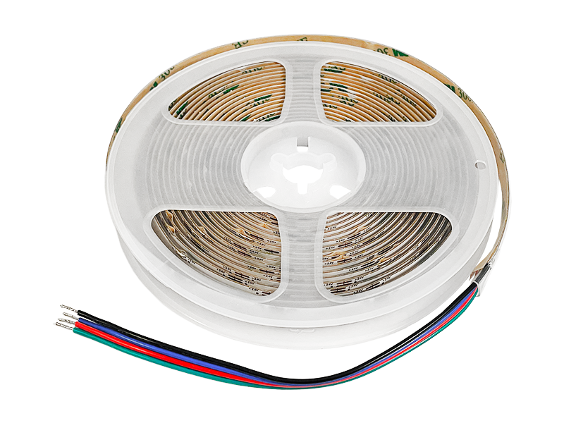 Светодиодная лента 1 м AVT COB 672 LED 24В 14Вт IP20 RGB (AVT-672-RGB-СОВ-IP20-24)