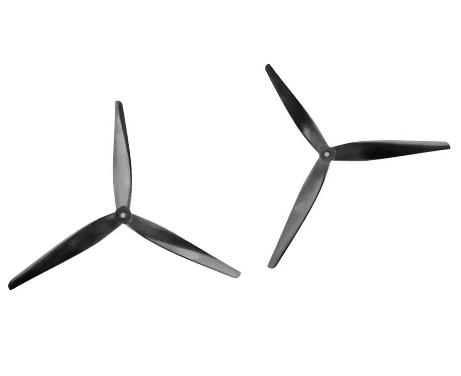 Пропеллеры HQProp Macroquad 1 пара CWхCCW 13" 3 лопасти 46g армированный нейлон 13x9x3 Черный (00-00026340)