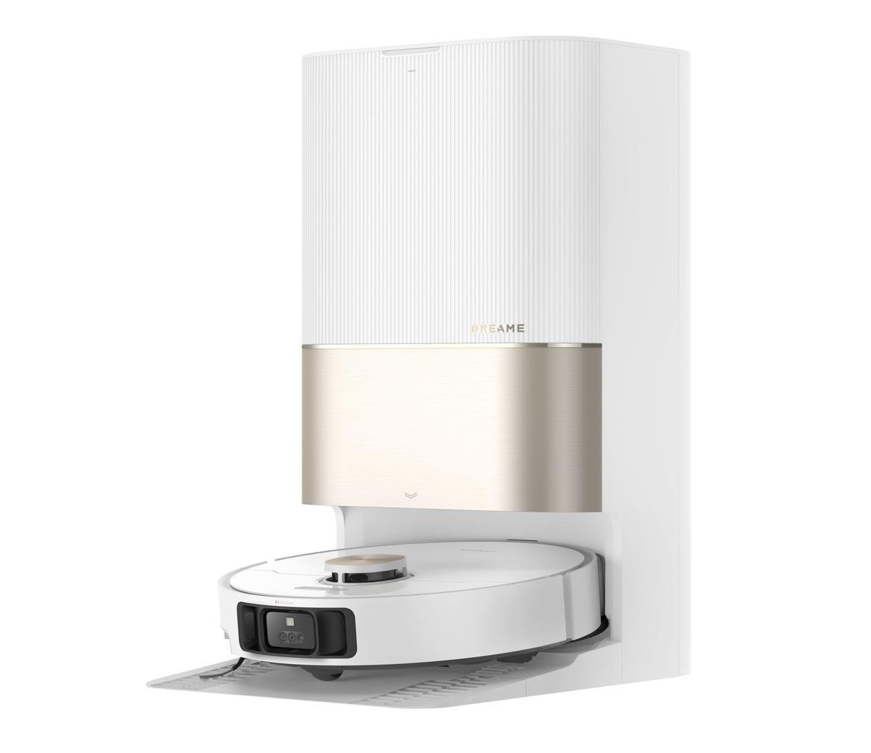 Робот-пилосос з вологим прибиранням DREAME X40 Ultra Complete White (508634)