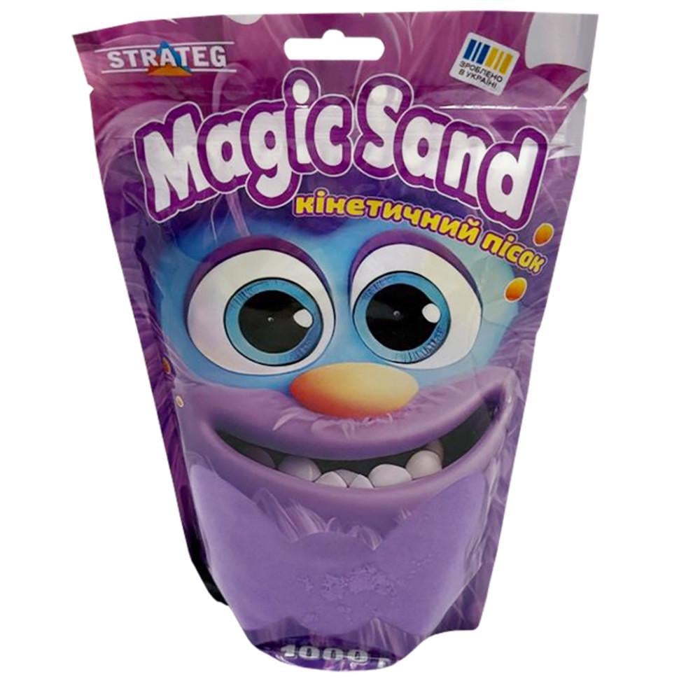 Песок кинетический Strateg Magic Sand от 3 лет 1000 г Фиолетовый (PZ-340-P-139)